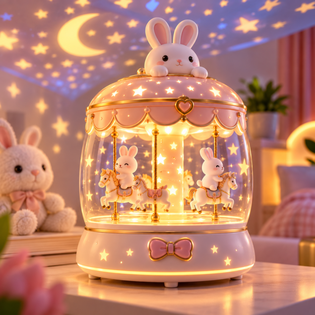 Bunny’s Carousel Night Light Projector